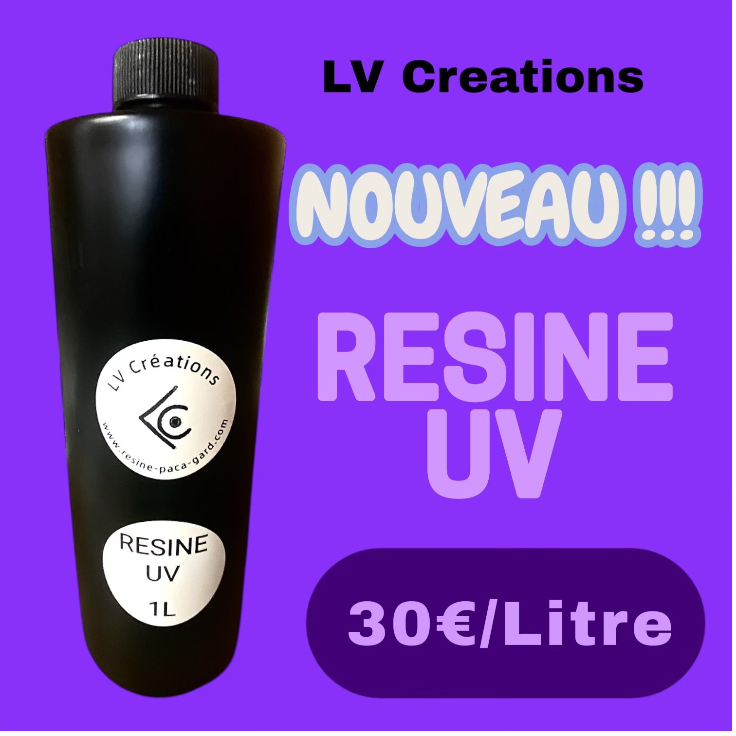 RESINE UV CRISTAL