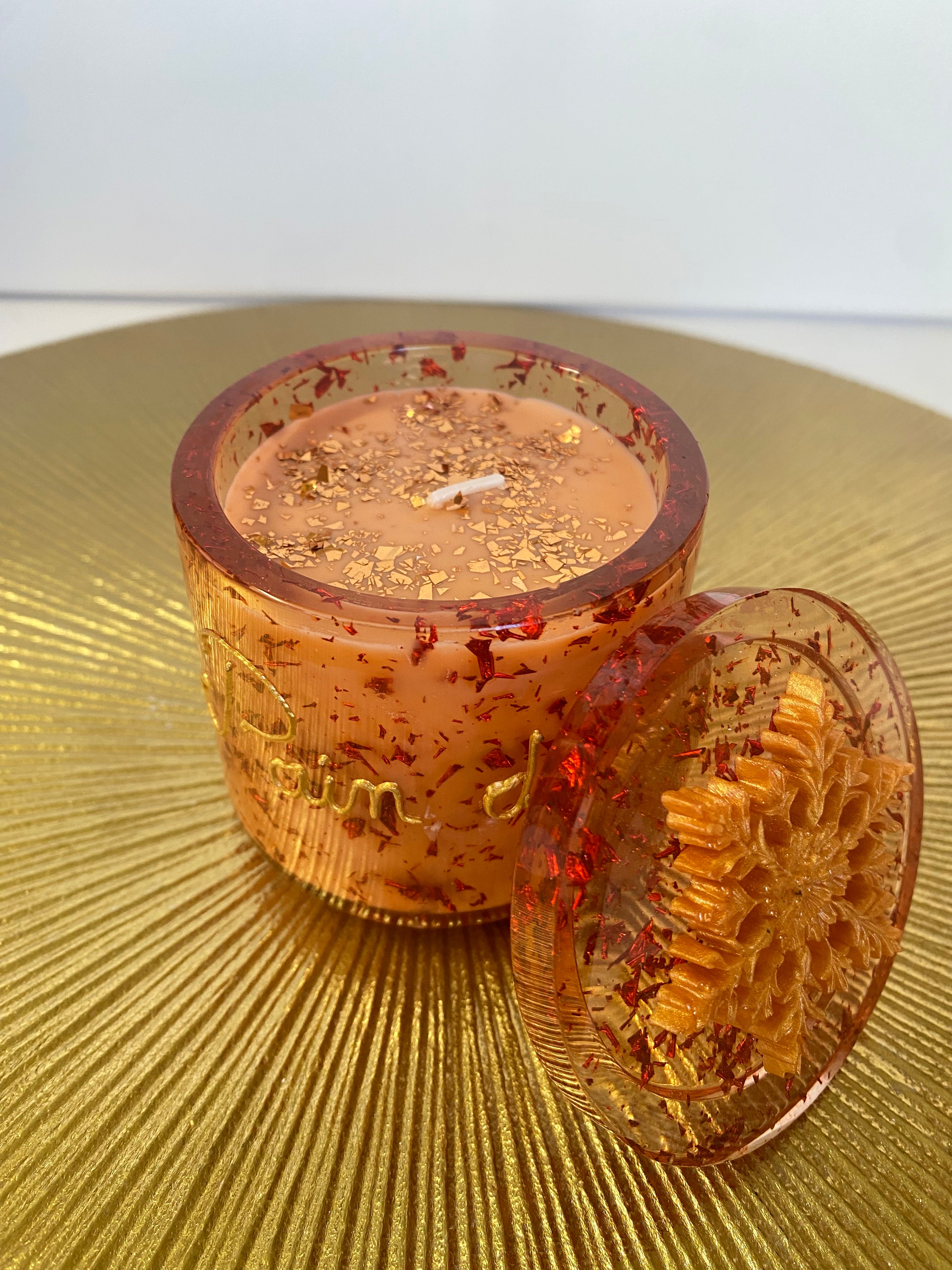 Bougie pain d'épice PHOSPHORESCENTE !!!!! ( choix des couleurs)