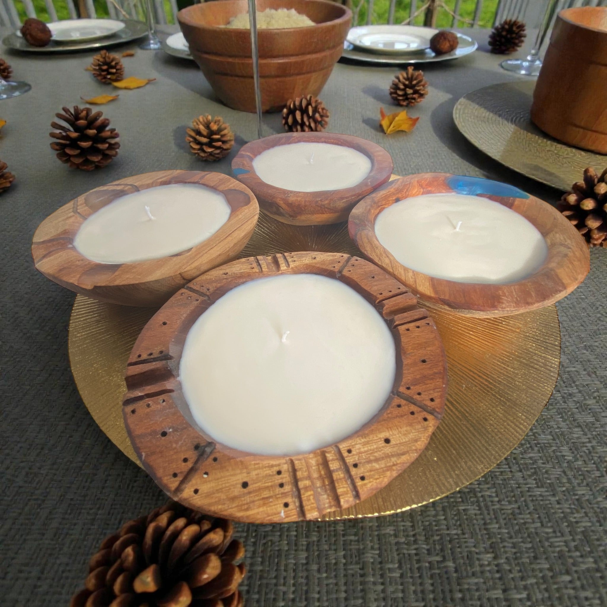 Bougie Musk et bois Teck ( plusieurs variante)