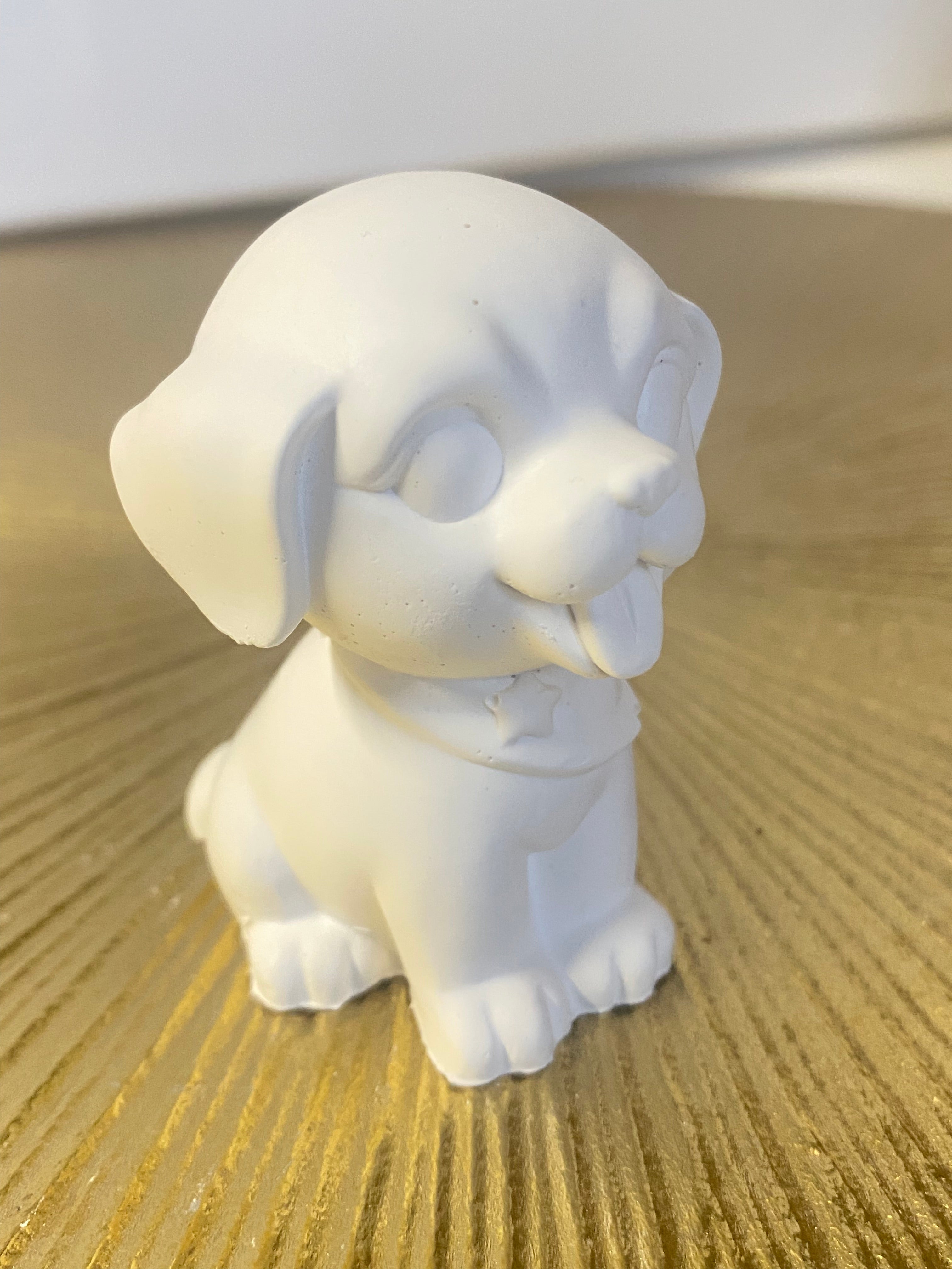Figurine 2 pièces Chien et Licorne