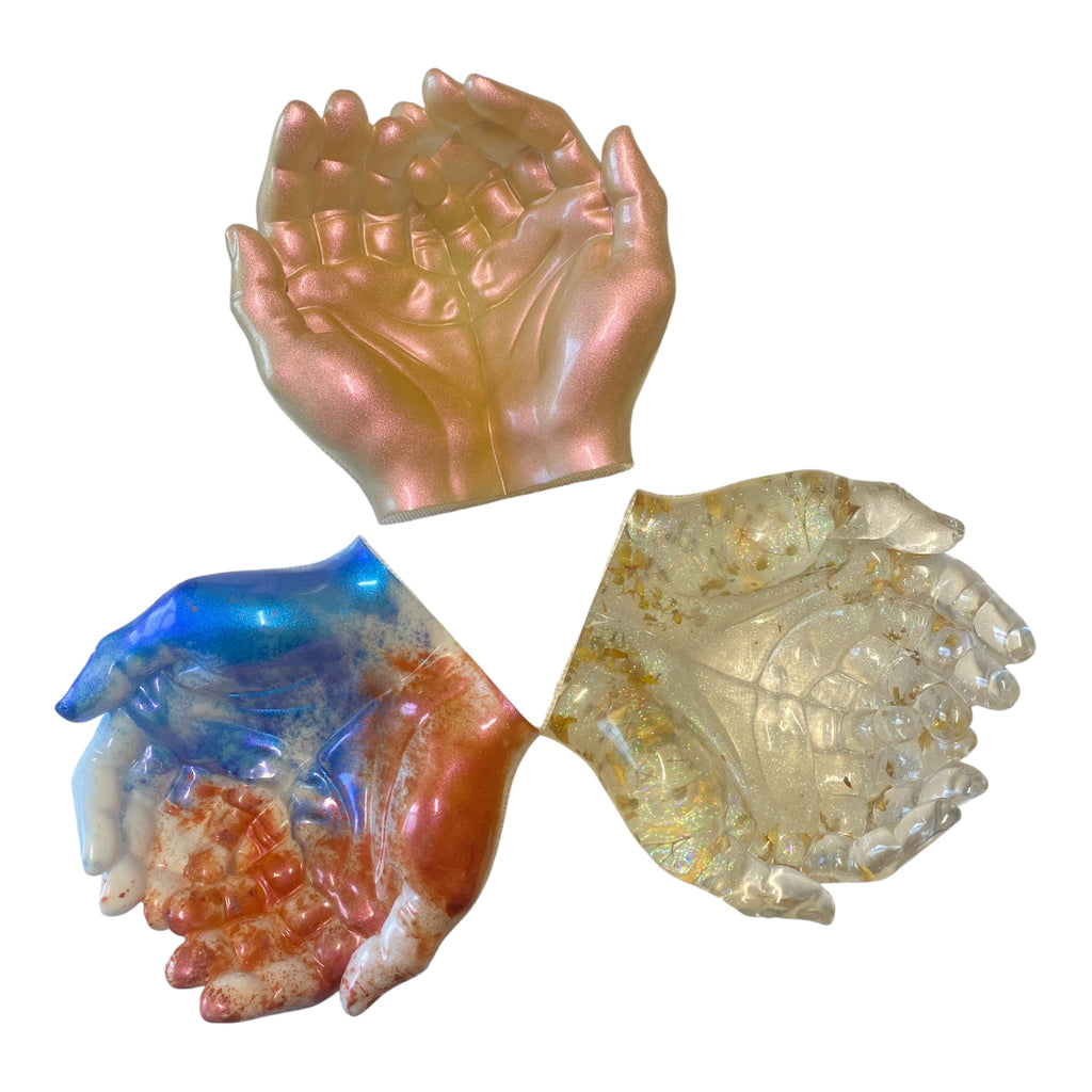 Vide poche forme main ( couleur variée)