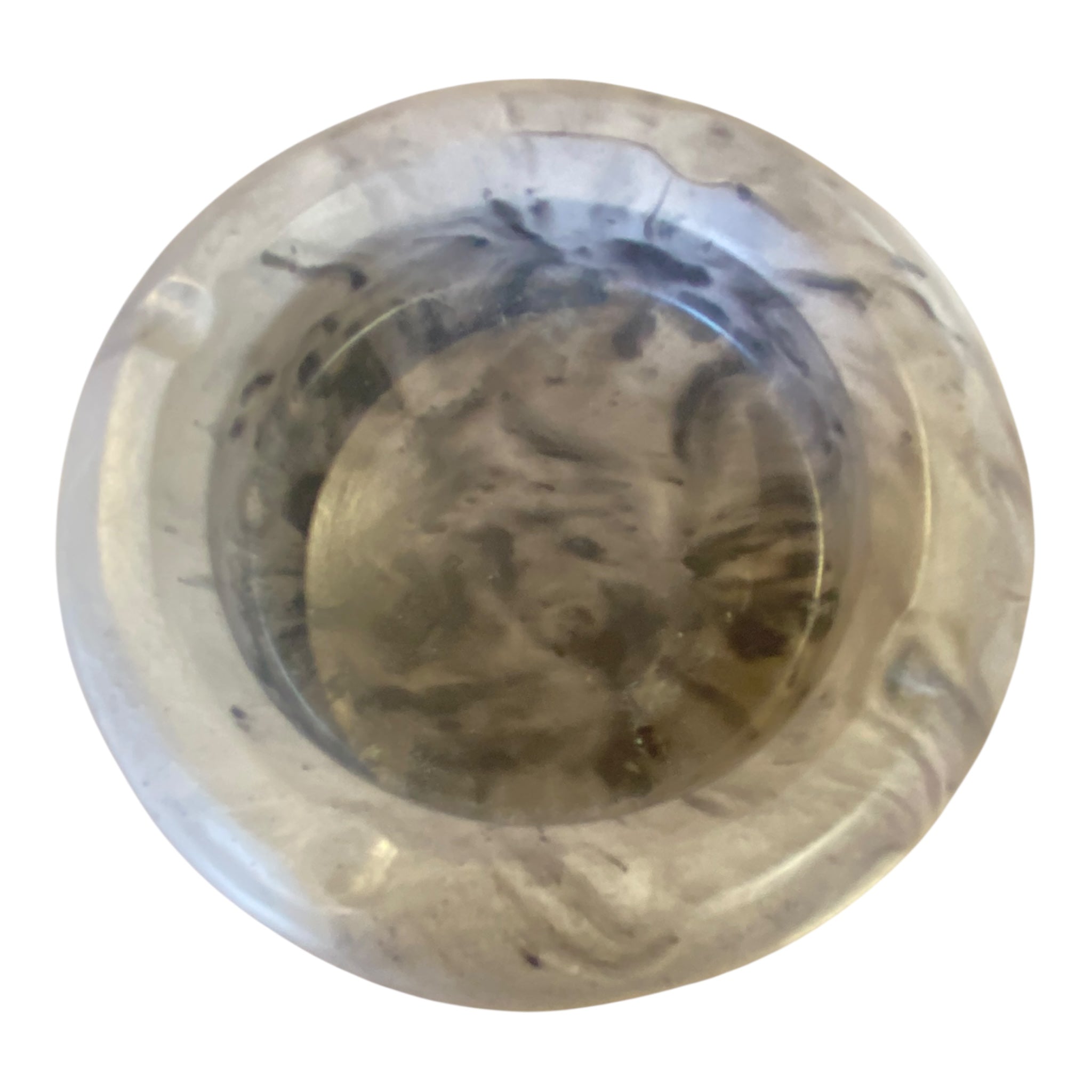 Cendrier rond poterie