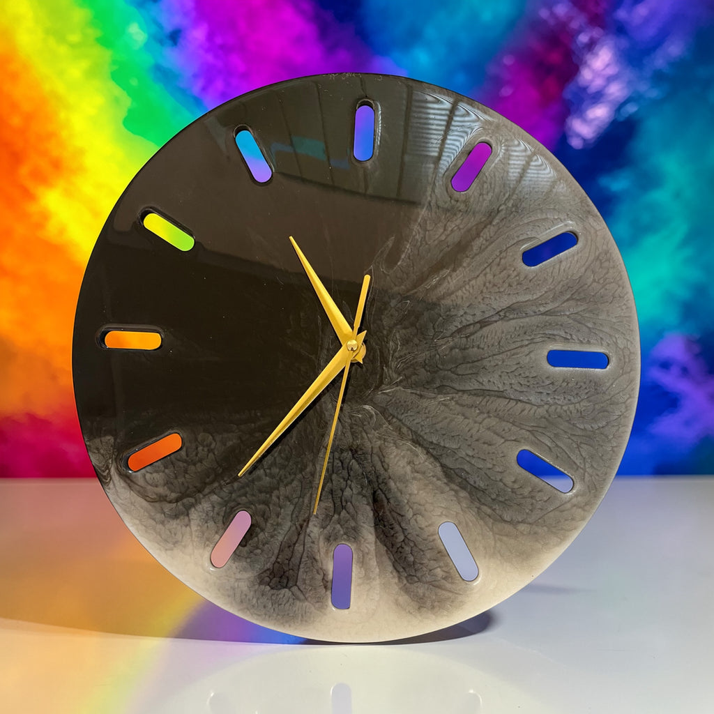 MONTRE Murale métallisé