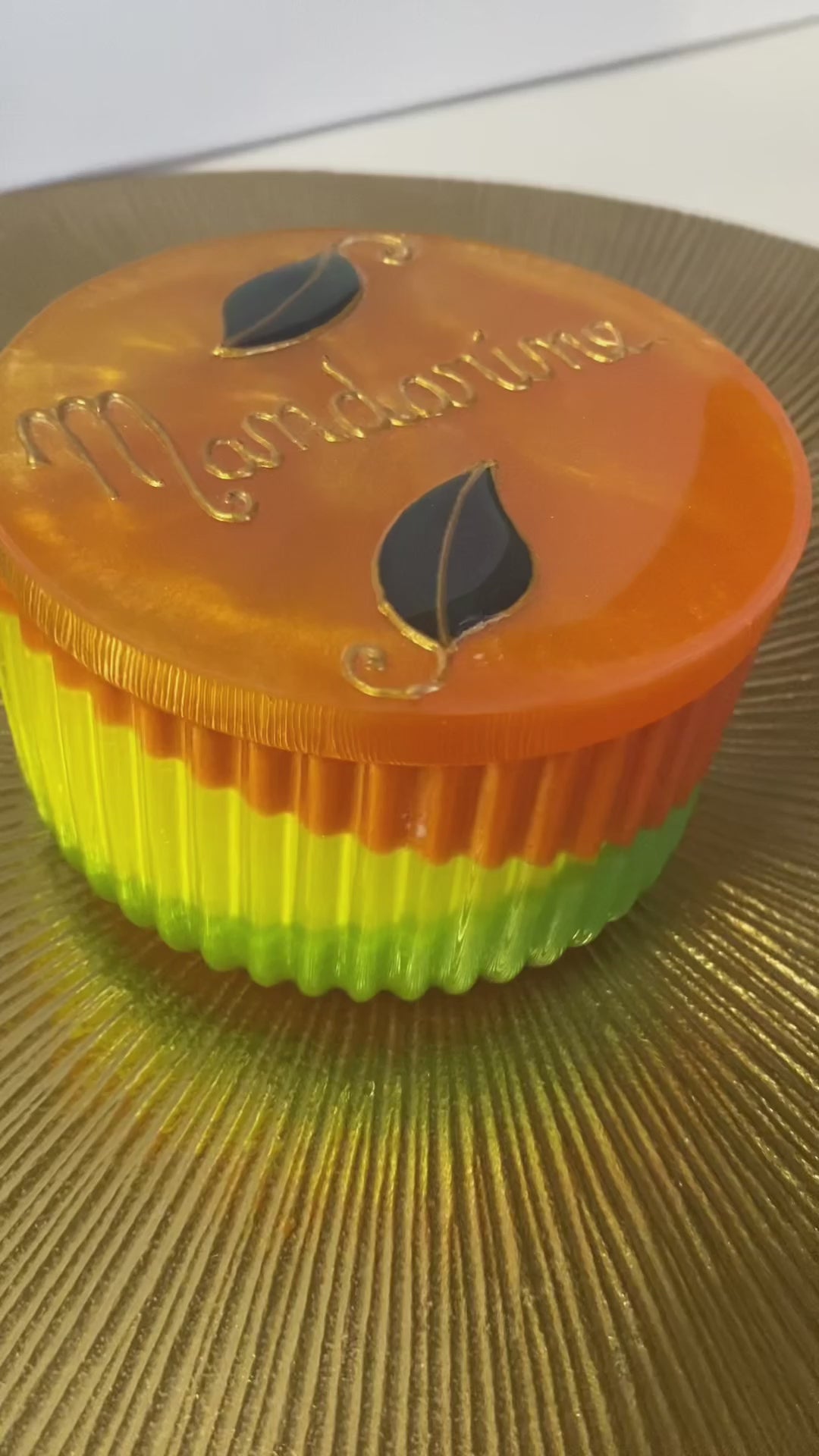 Bougie à la Mandarine cire de soja