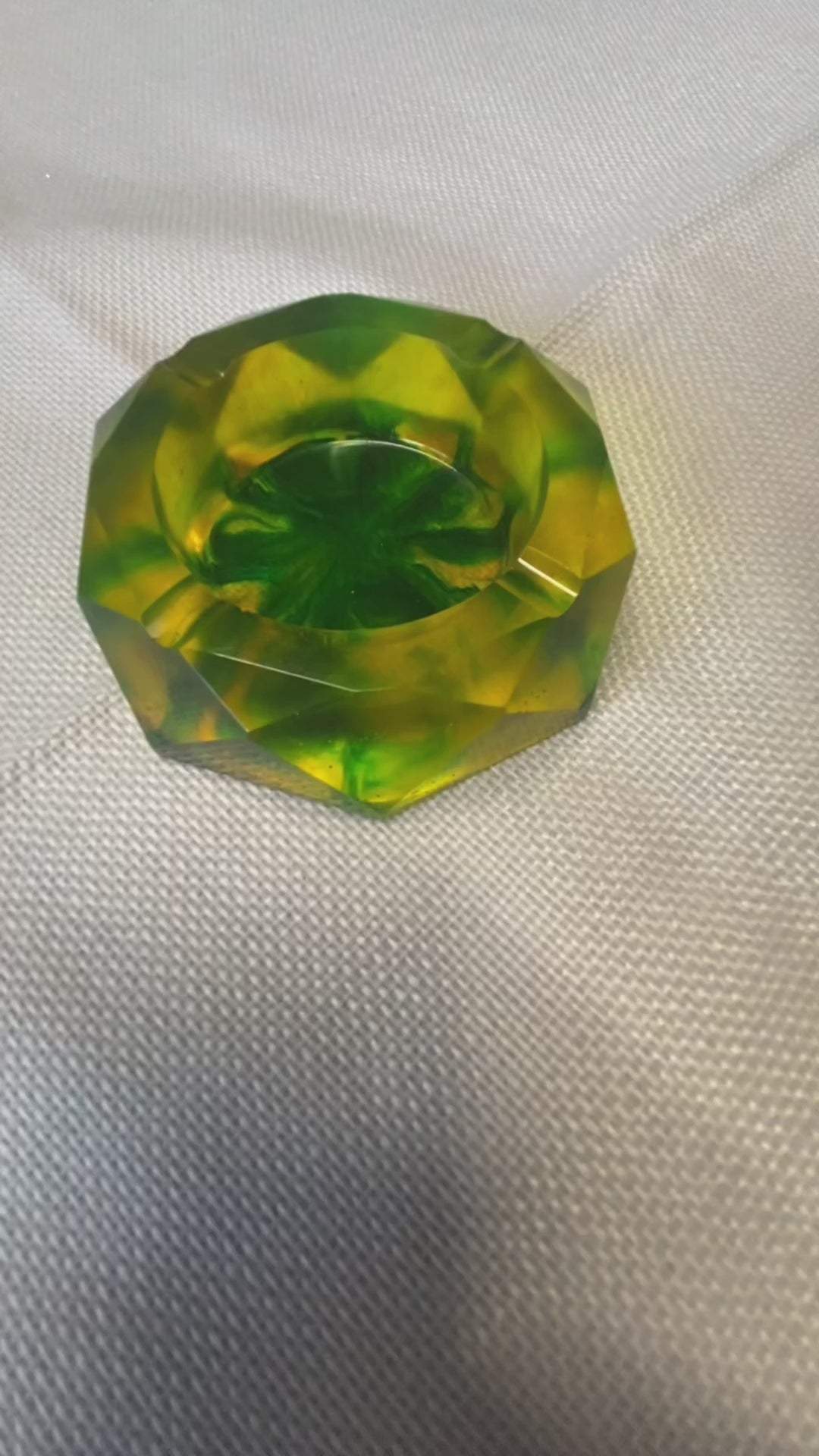 Cendrier diamant Résine